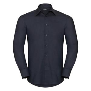 Russell Athletic Collectie heren lange mouw easy care op maat gemaakt oxford shirt