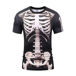 No. 11 Fashion Letters Tees Heren Zomer T-shirts Heren Streetwear 3D Print T-shirt Mode O Hals Korte Mouw Tops S