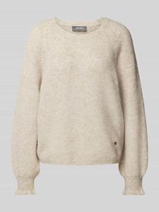 MOS MOSH Gebreide pullover met ribboorden
