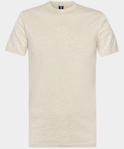 Profuomo Beige melange t-shirt Heren Normale fit