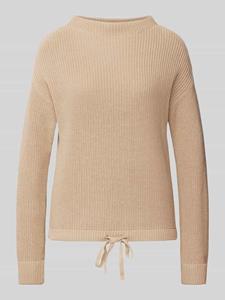 Comma Gebreide pullover met opstaande kraag