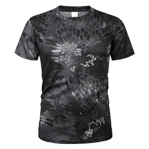 HerSight Mannen Plus Size Kleding Losse Zomer Tops Dier 3D Print T-shirt Paar Man Legergroen Patroon Tees O Hals Korte Mouw Top Ademende Man Shirts XS
