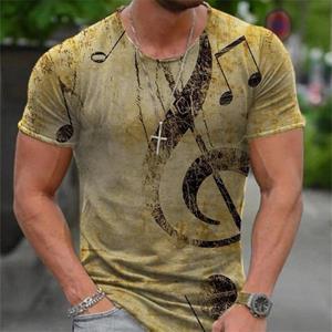 HerSight 3D Bedrukte T-shirt Casual O Hals Sportwear T-shirts Korte Mouw Losse Tops Ademende Mannen Zomer Outfit Tee S