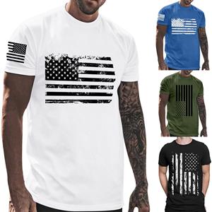 HerSight Streetwear 3D Sterren T-shirt Man Vlag Afdrukken Tee Shirts Grappige Hip Hop Mannen Vrouwen Casual Top S
