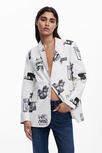 Desigual Amerikaanse collage - WHITE