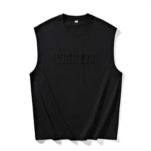 Plus Size Men Clothing 10XL Zomer Dikke Plus Size Heren Mouwloos T-shirt Ronde Hals Kam Schouder Casual Sportbroek 10XL