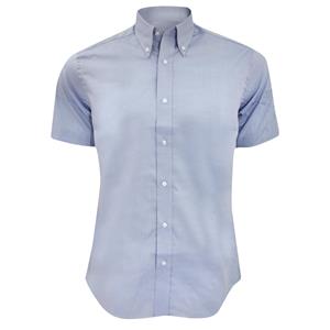 Kustom Kit Herenshirt met korte mouwen, op maat gemaakt, premium oxford shirt