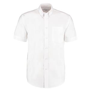 Kustom Kit Heren werkkleding oxford korte mouwen shirt