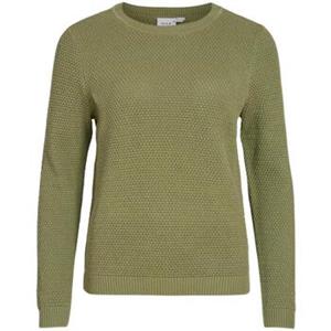 Vila vidalo o-neck l/s knit top- noos 14082767 oil green