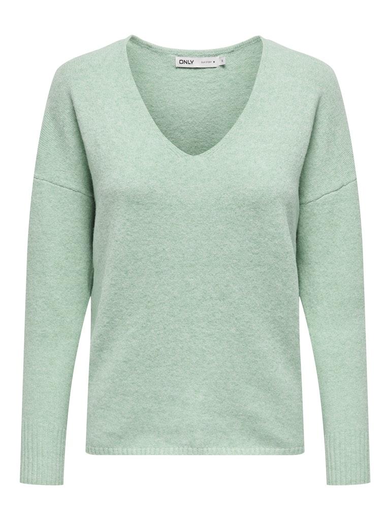 Only Onlrica life ls v-neck pullo knt n mint