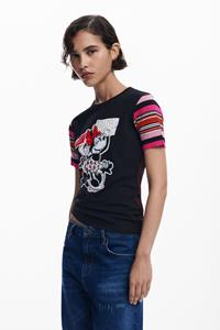 Desigual Minnie Mouse T-shirt - BLACK