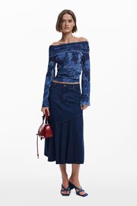 Desigual Boothals trui - BLUE