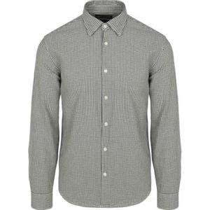 MARC O POLO Regular fit overhemd met vichy-ruit van licht flanel van biologisch katoen