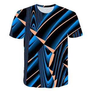 WowClassic Mannen O Hals Korte Mouw Tops Man Tijger Dier Patroon Zomer 3D Digitale Print T-shirt Plus Size S