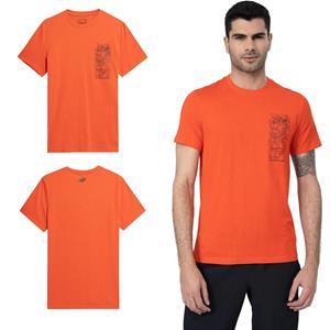 4F Male T-Shirt  SS23TTSHM487 Red M487 size M M rood