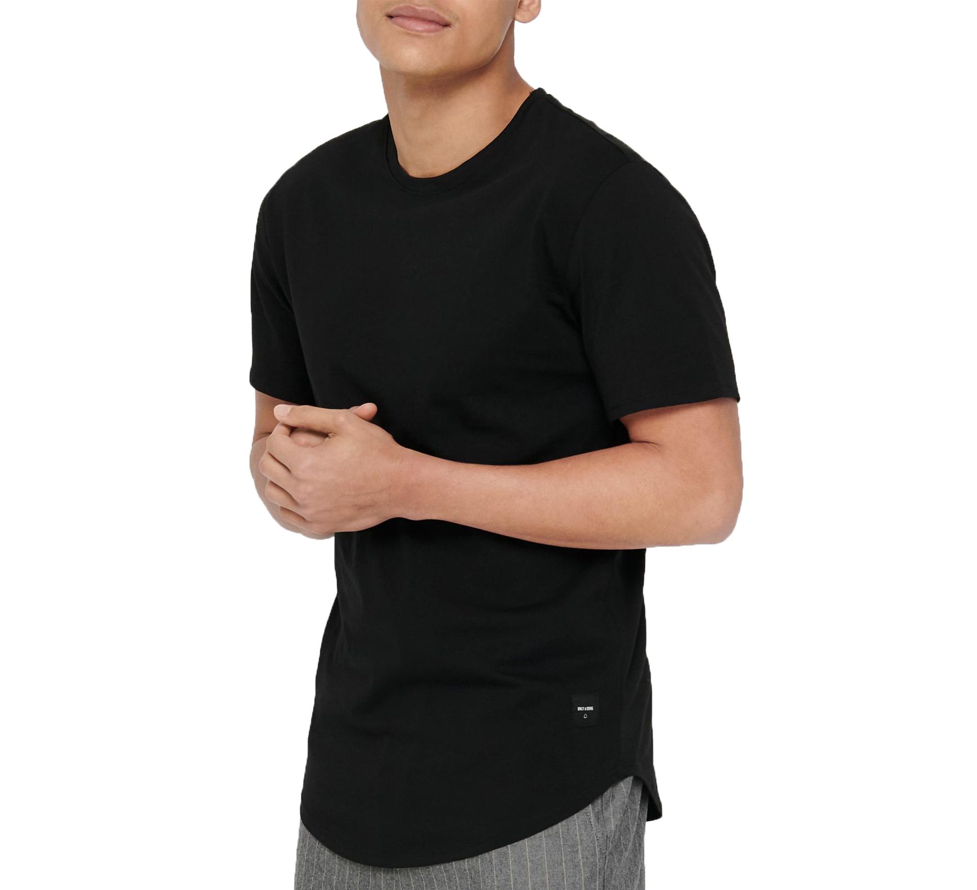 ONLY & SONS Shirt met ronde hals ONSMATT LONGY TEE
