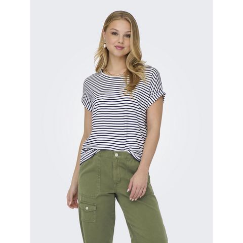 Only T-shirt ONLMOSTER met omslag aan de mouwen