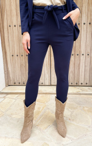 Jurkjes Strik Broek Claire Marine