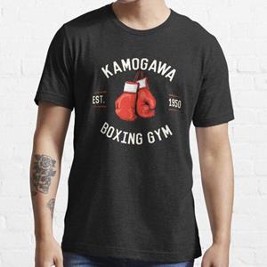 FT T Shirts 100% katoenen zomer heren T-shirts Hajime No Ippo KBG ontwerp bedrukte casual top tees XXXL zwart