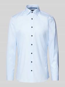 OLYMP No. Six Super slim fit zakelijk overhemd met structuurmotief, model 'New York'