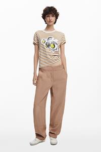 Desigual Rechte utility-broek - BROWN