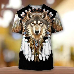 Wengy 2 Boho Heren T-shirts 3D-printen Stretch Indiaas Design Paar Straat T-shirts Zomermode Kleding T-shirts M