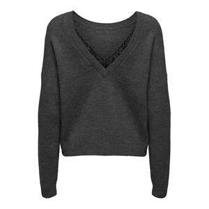 Only Regular fit gebreide pullover met kant, model 'MANIFESTA'