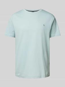 Lerros T-shirt Logo in reliëf op de borst