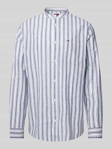 Tommy Jeans Regular fit vrijetijdsoverhemd met opstaande kraag