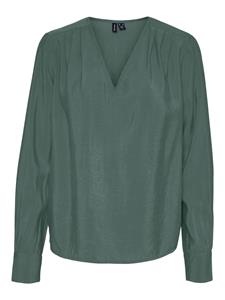 Vero Moda Vmlena ls pleat top wvn noos olijf