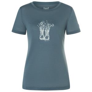 Super.Natural Dames Flower Boots T-Shirt