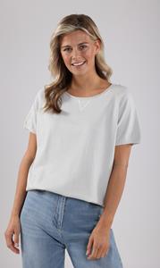 Nukus Nks01085 10 anita top lurex silver