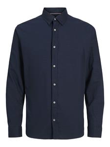 Jack & Jones Jjpierre slub shirt ls navy