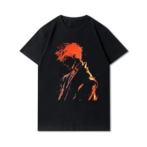 FT T Shirts Plus Size BLEACH Kurosaki Ichigo Heren T-shirt Harajuku Cool Hip Hop Katoenen T-shirts Casual Grappige Tops Tees S