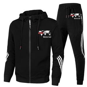 New Movement VOOR BM R1250 GS ADVENTURE R1250gs Adv Motorfiets 2023 Nieuwe Heren Casual Sportkleding Sportkleding Capuchon Bedrukt Top Broek XL rood