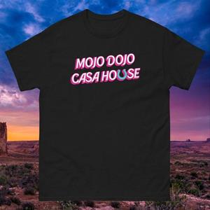 Nihao Mojo Dojo Casa House T-shirt Film Barbenheimer Unisex Heren Dames Top Zomer Grappig Grafisch Fit Roze Premium Tee Katoen Limited L