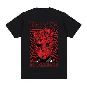 TENJINGE Trendy Anime Dorohedoro T-shirt 90s Manga Shin Kaiman Print Korte Mouw T-shirts Heren Dames Mode Casual Katoen Oversized T-shirts L
