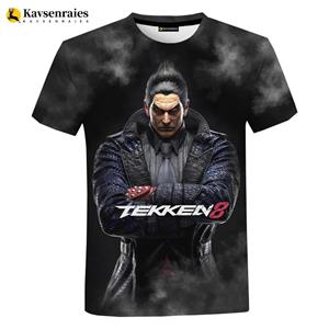 Xin nan zhuang Game Tekken 8 Bedrukt 3D T-shirt Mannen Vrouwen Mode Casual Streetwear T-shirt Zomer Jongens Meisjes Oversized Kleding Tops XXS