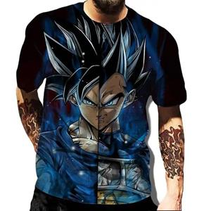 Xin nan zhuang Heren Top Mode Cartoon Cool Kinder T-shirt 3D Heren Korte Mouw Top Straat Zomer T-shirt 6XL