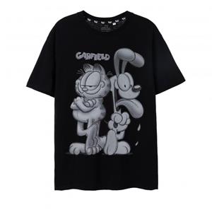 Pertemba FR - Apparel Garfield heren grijstinten T-shirt met korte mouwen L zwart