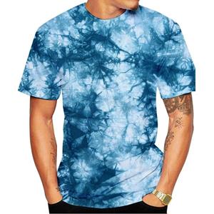 Xin nan zhuang Kleurrijke Tie Dye 3D Print T-shirt Mannen Vrouwen Mode Streetwear Korte Mouw T-shirts Oversized Harajuku Kinderen T-shirts Tops Kleding XXL