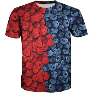 HerSight 3D Fruit T-shirt Man 3D-printen Tees Mode O-hals T-shirts Kleding Mannen Casual Korte Mouw T-shirts Zomer Top S