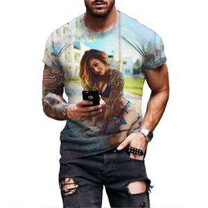ETST WENDY 05 Sexy Meisjes Mannen T-shirts Grappige 3D Geprinte T-shirt Zomer Vintage Korte Mouw Mode T-shirt Casual Kleding 5XL