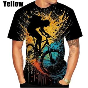 ETST 03 Nieuwe Fiets T-shirt Heren Fietskleding 3D Fiets Grafische Kleding Oversized Korte Mouw Tops Outdoor Voor Heren T-shirts 2024 S