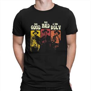 Laoxu Zomer Nostalgisch Europees en Amerikaans Harajuku Klassieke Hiphop T-shirt Clint Eastwood Denim Creatieve Casual Straat Heren Top S wit