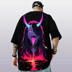 Bobby 2 Nieuwe Cyberpunk Anime Succubus Karakter 3d Print T-shirt Zomer Casual Heren T-shirt Trend Tops Losse Oversized Korte Mouw T-shirts S
