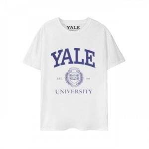 Pertemba FR - Apparel Yale unisex T-shirt met korte mouwen en logo voor volwassenen M wit