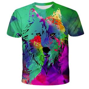 Forever Men 3D-print T-shirt met korte mouwen, top voor heren, sportkleding, zomer, ronde hals, plus size heren, eenvoudige T-shirts S