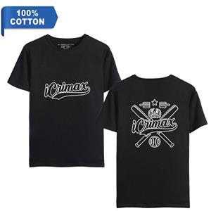 TOP COOL FASHION T-shirt voor heren Zomerkleding Fitness Icrimax O-hals Katoenen heren T-shirt voor heren Oversized Nieuwe heren T-shirts Tops XS zwart
