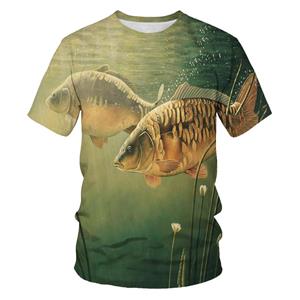 Bobby3 Prachtig karpervissen 3D All Over Print heren t-shirt Harajuku Fashion Korte mouw shirt zomer streetwear Unisex t-shirt L